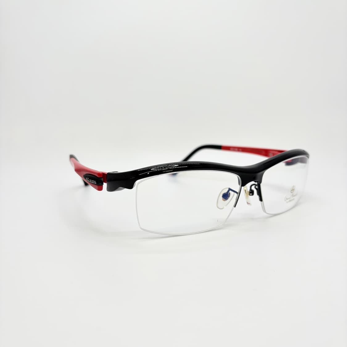 MIZUNO 미즈노 블랙레드 반무테 고글안경 상품이미지2