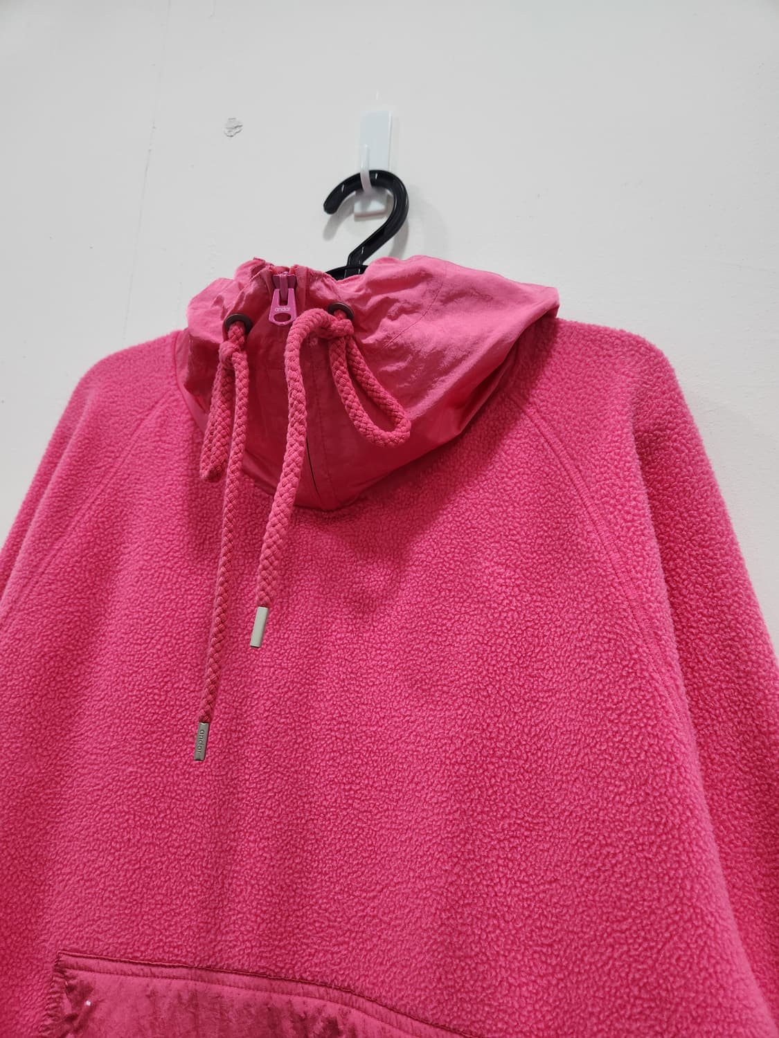 안다르(Andar) 핑크 플리스 후드티 2사이즈 상품이미지2
