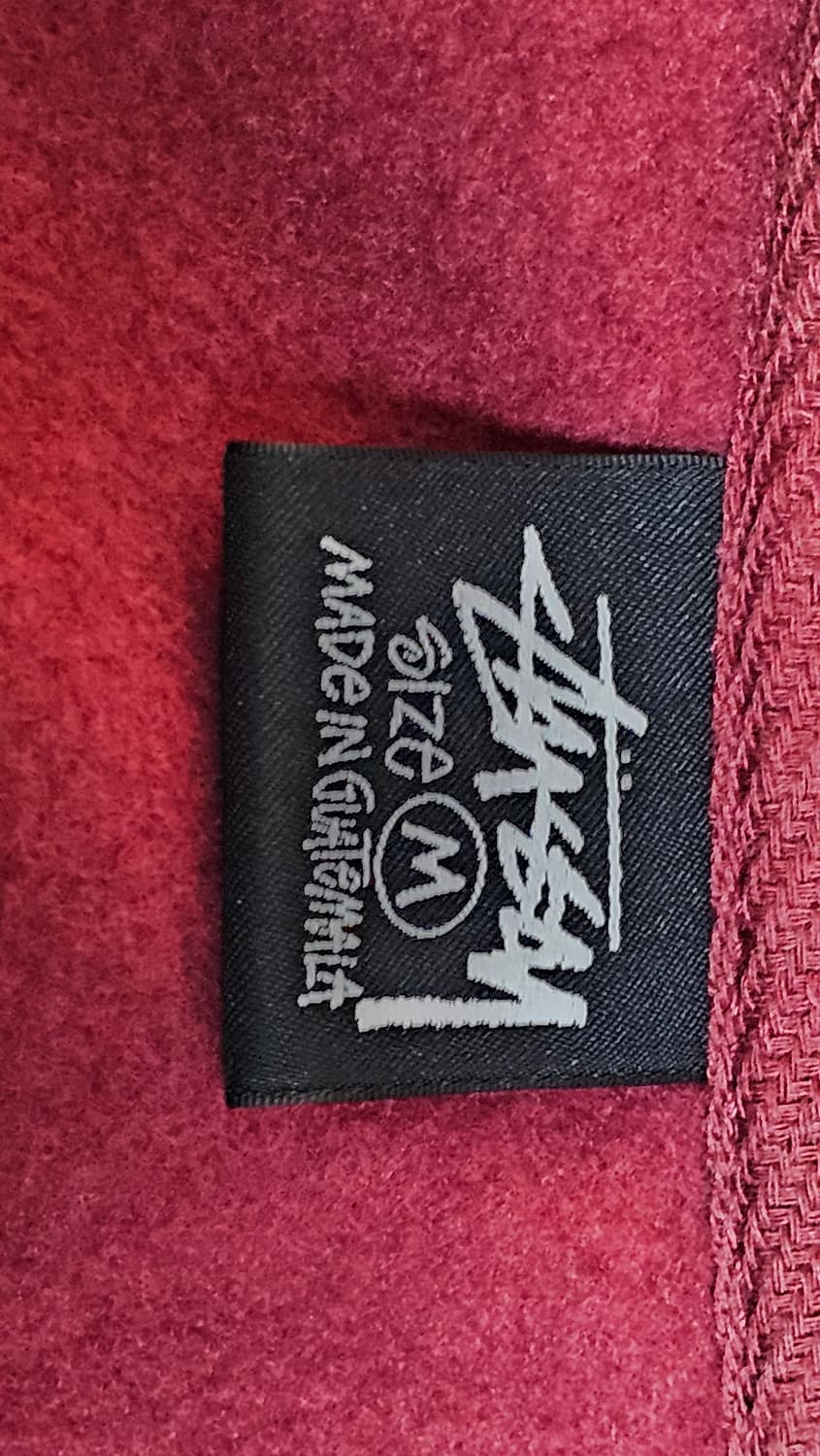 스투시 스탁 서울 후드집업 버건디 와인 (M) 상품이미지5