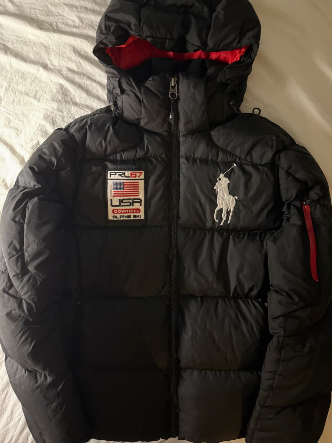 폴로 빅포니 성조기 패딩 상품이미지2