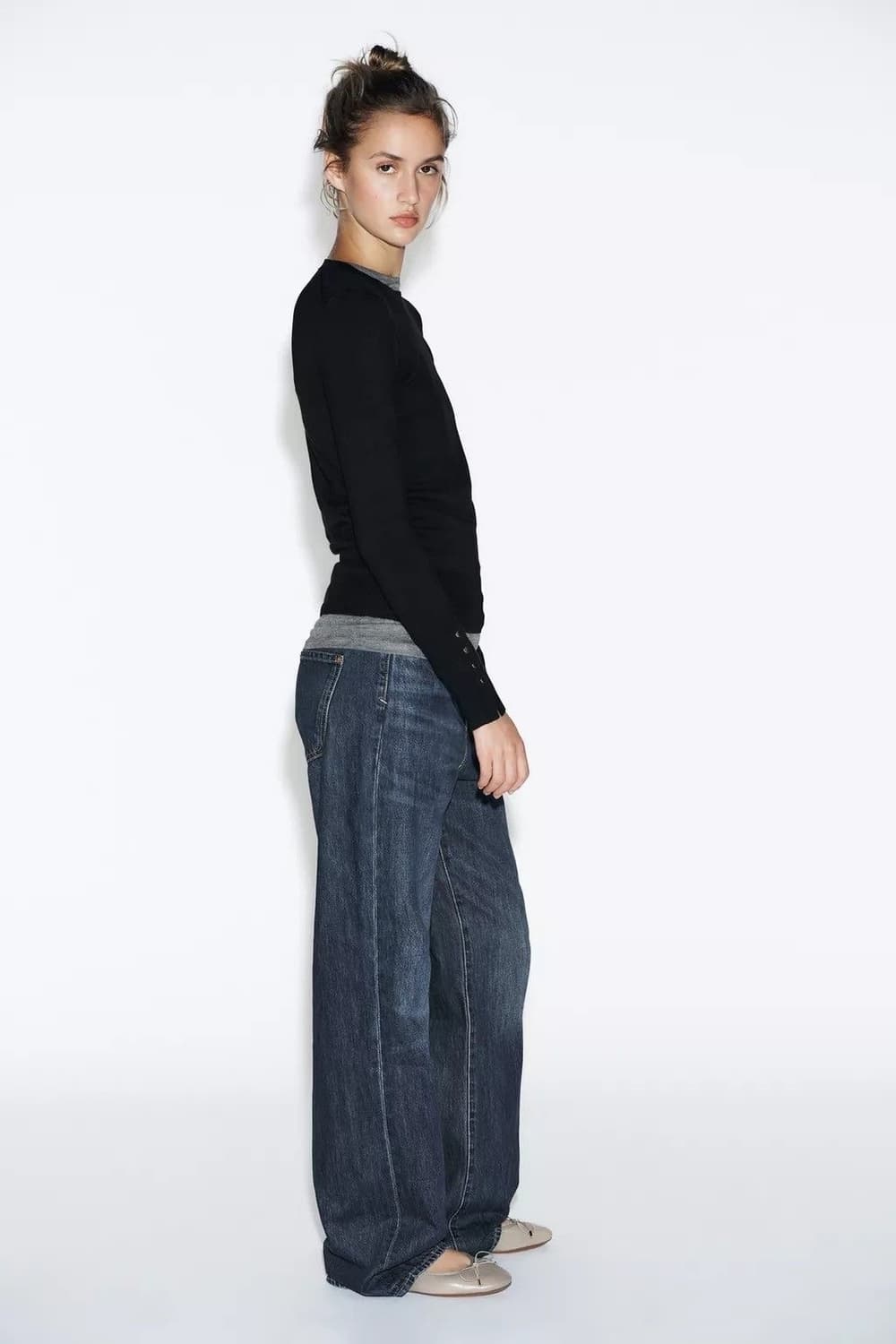 빈티지 워싱 데님 팬츠 상품이미지3