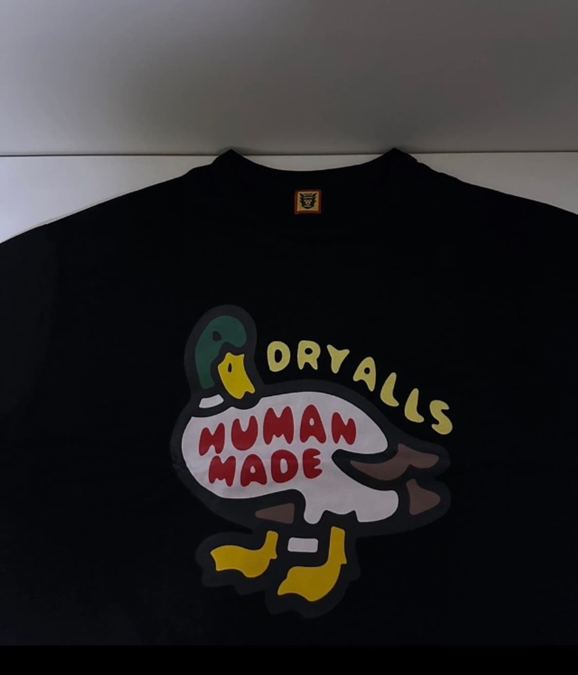 XL) 휴먼 메이드 애니멀 그래픽 덕 블랙 티셔츠 상품이미지2