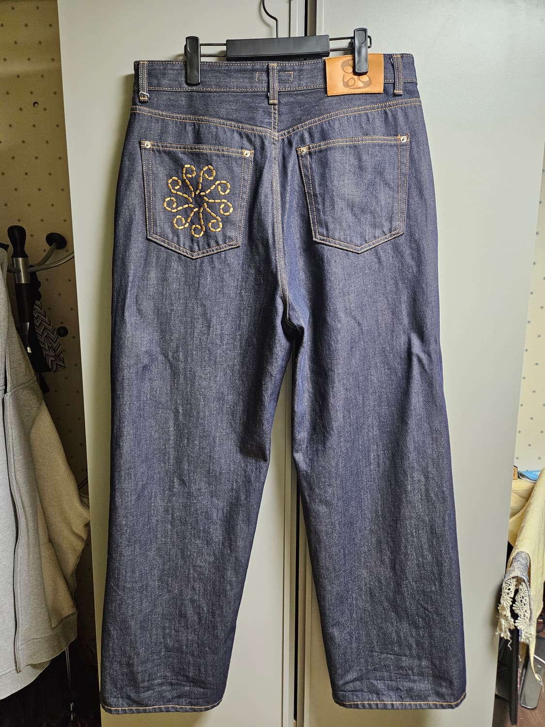 9999아카이브 링킹 와이드 데님 인디고 3 사이즈 상품이미지3