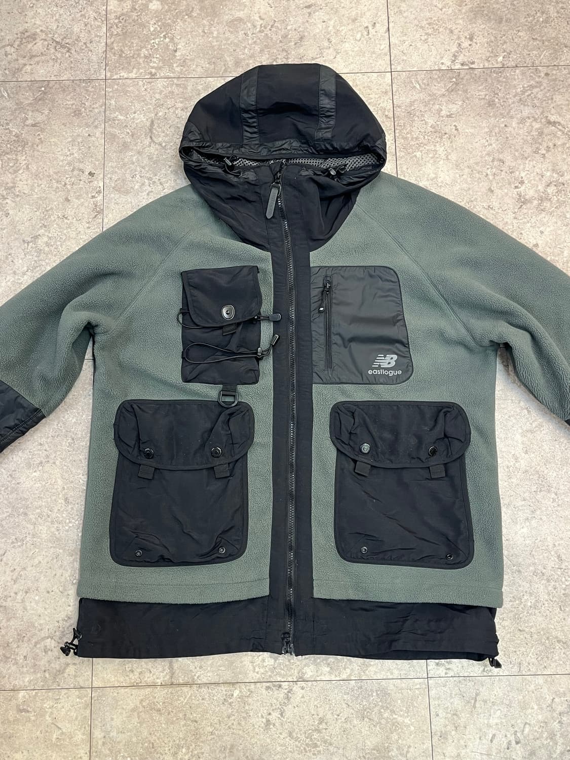 이스트로그 뉴발란스 플리스 후드 자켓 100(L) #csz2304 상품이미지4