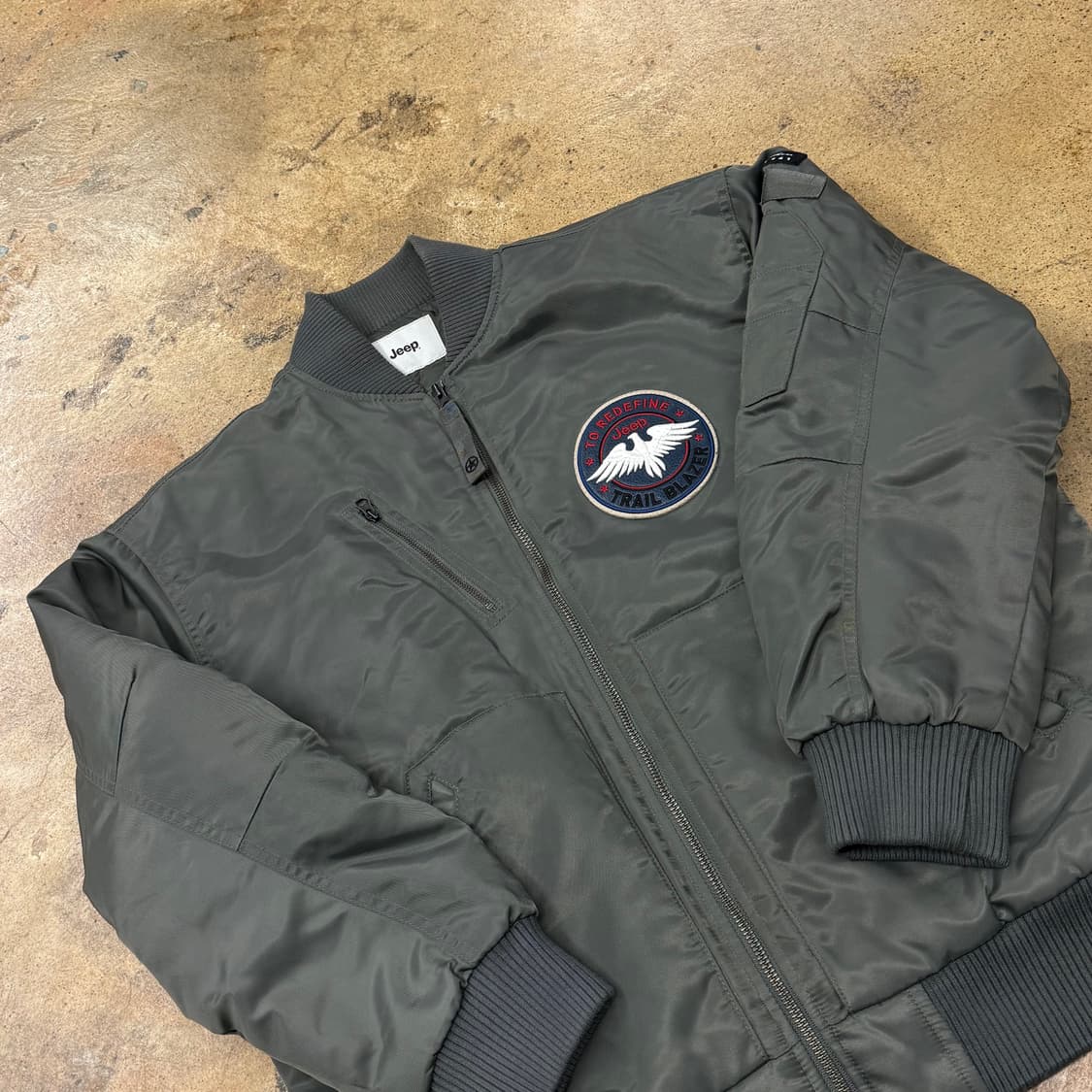 [정품/S] Jeep 트레일 블레이저 봄버 자켓 b19 상품이미지1