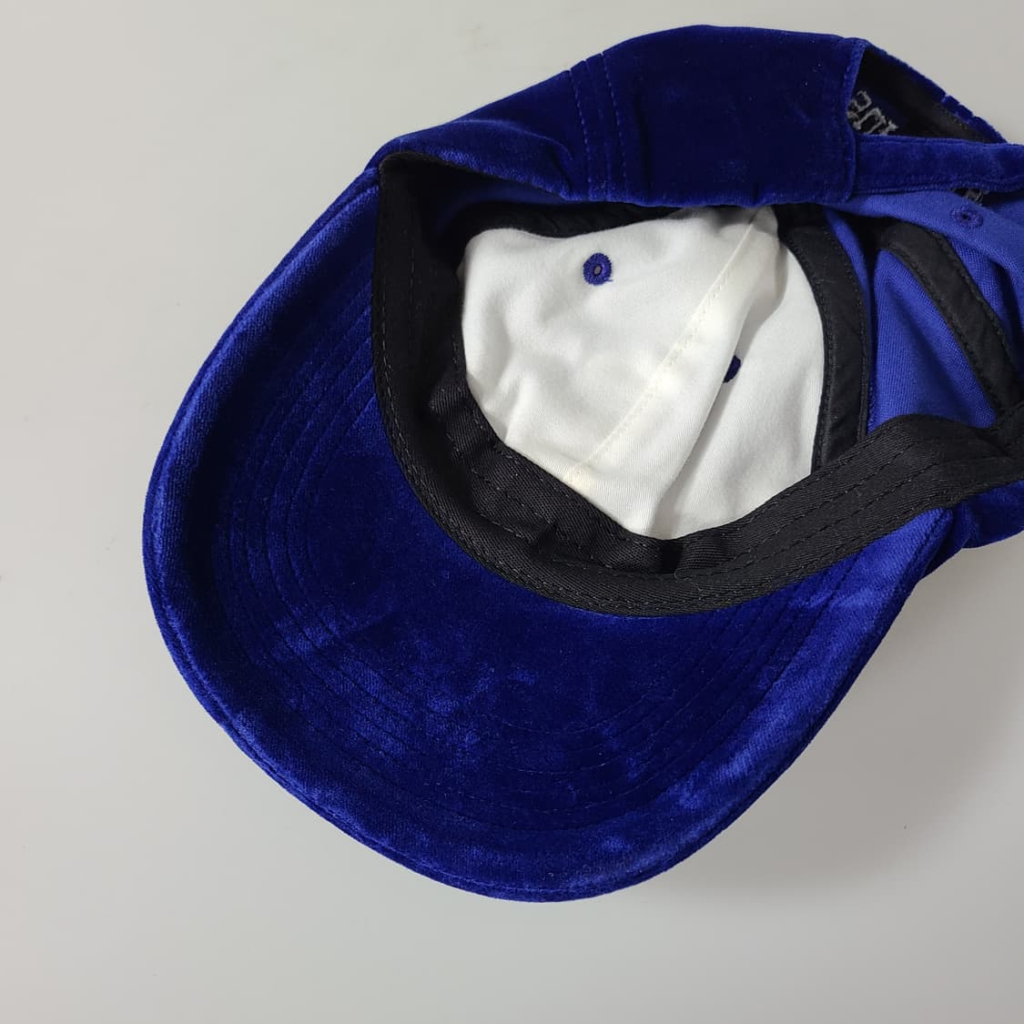 슈프림 벨벳 S 로고 6 패널 캡 로얄 20FW 상품이미지5