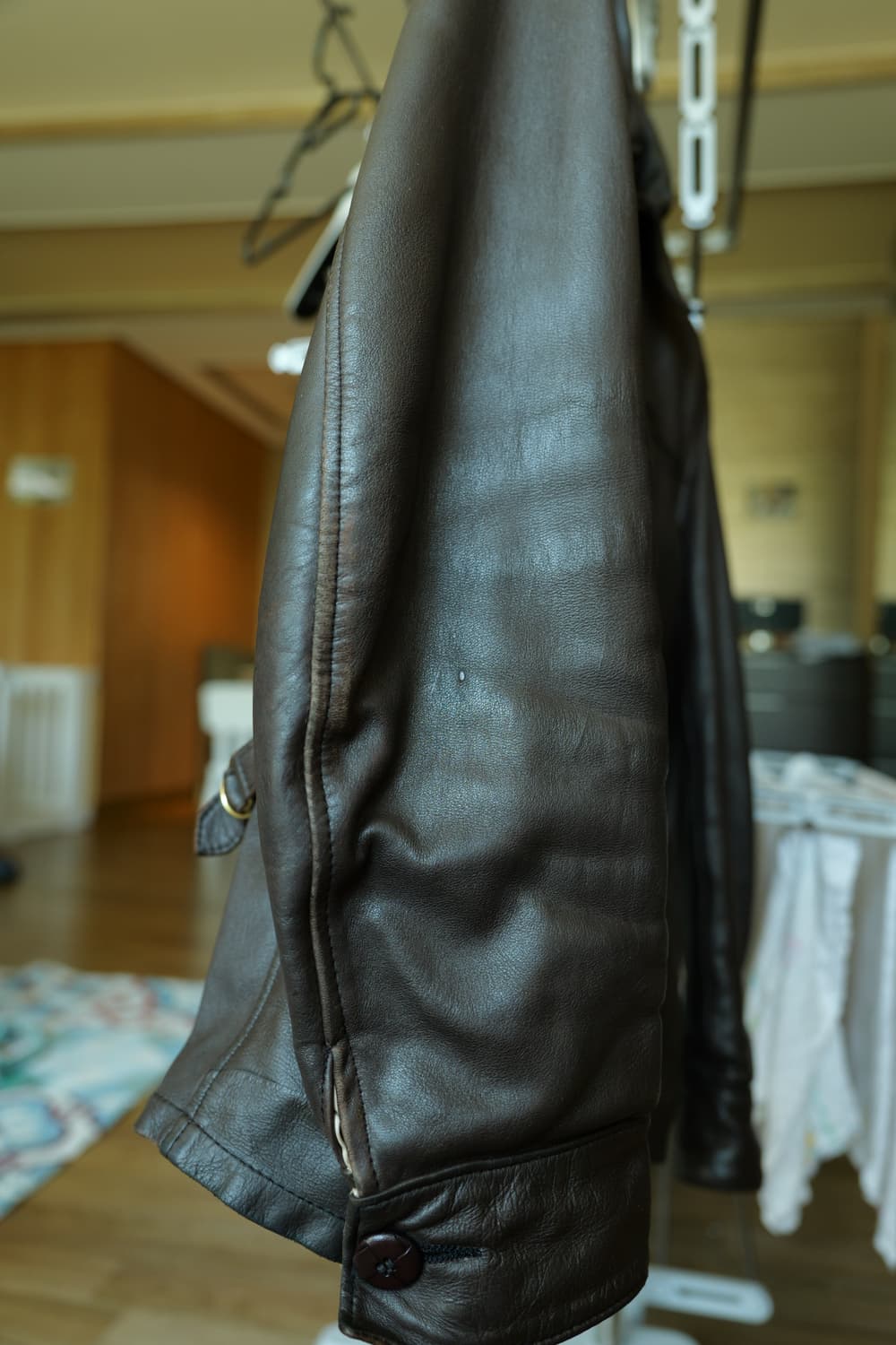 미드웨스턴 브라운 디어스킨 스포츠자켓 상품이미지5