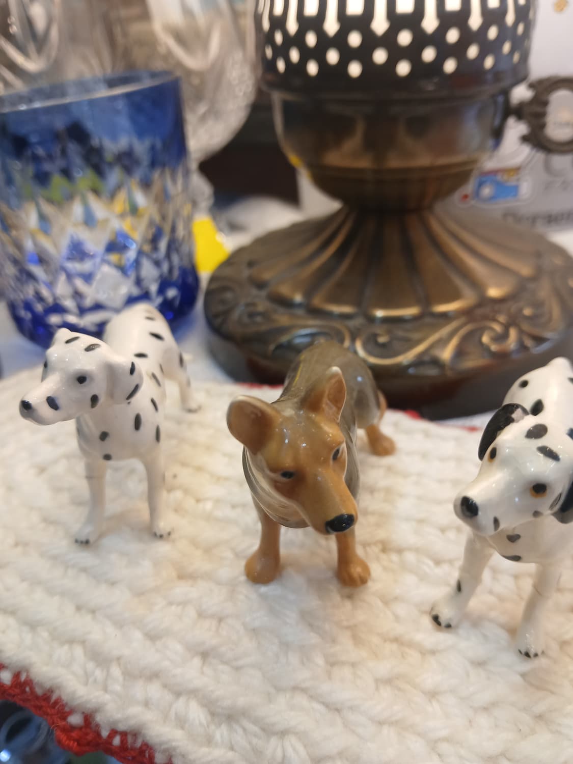 빈티지 도자기 강아지 미니 피규어 상품이미지3