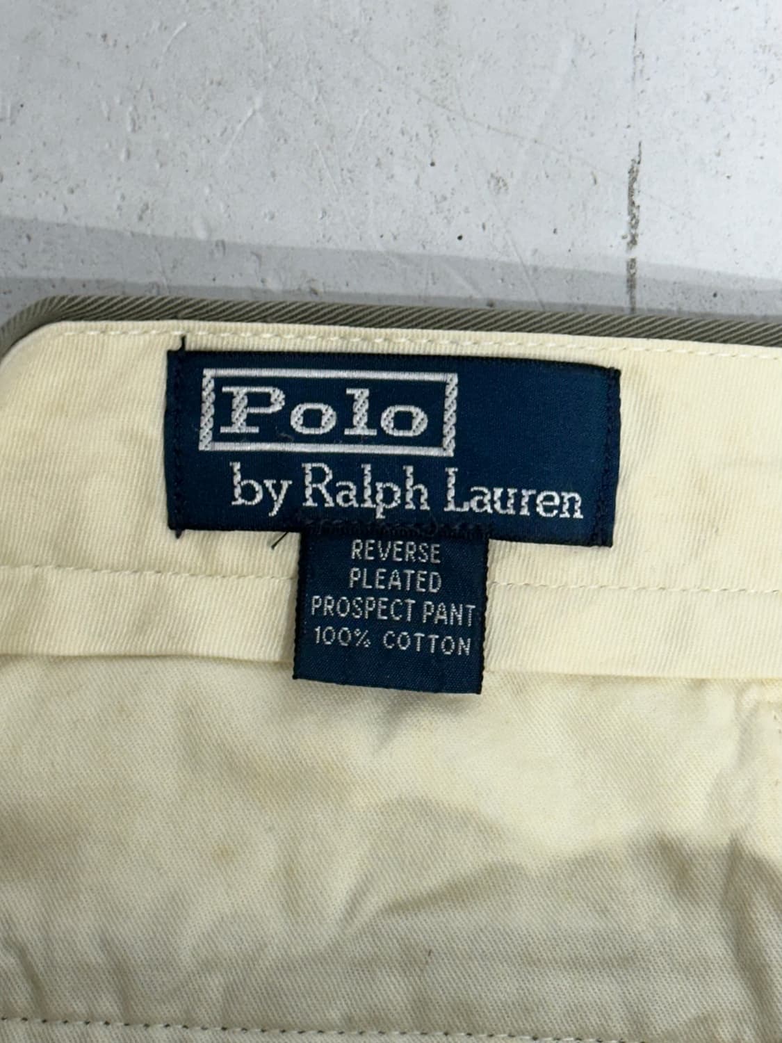 폴로 카키 면바지 와이드 치노 팬츠  상품이미지7