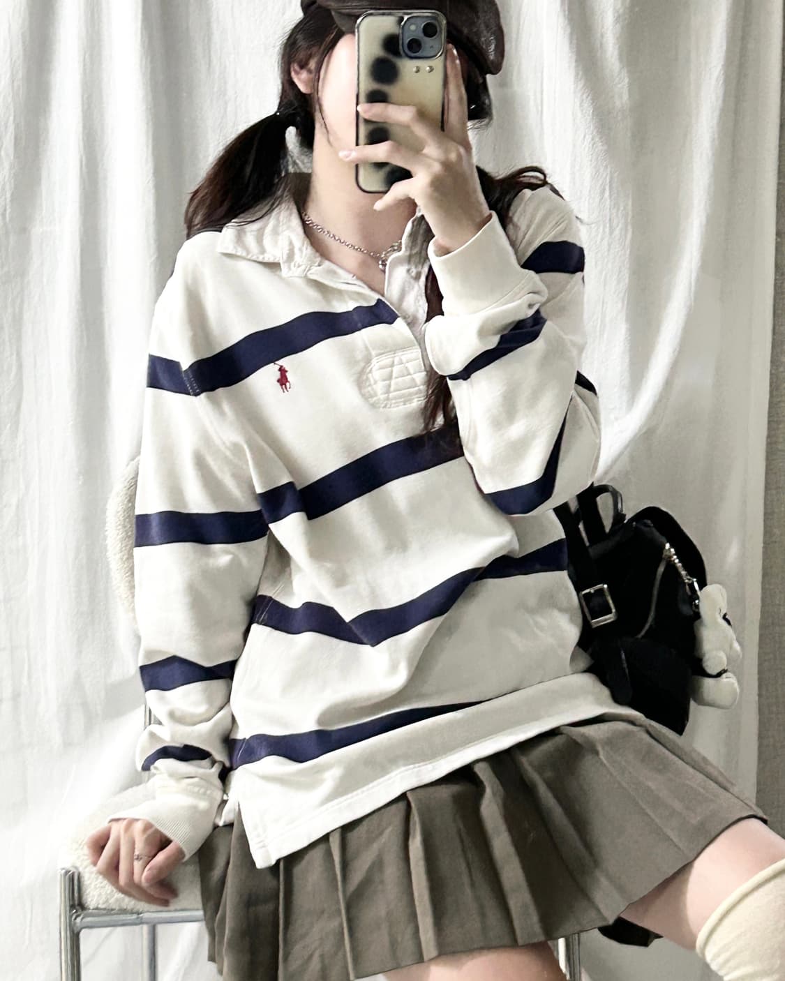 폴로 버건디포니 단가라 럭비티 상품이미지4