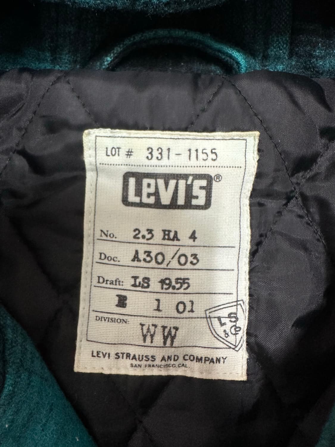 리바이스 플란넬 체크 누빔 후드자켓 상품이미지6