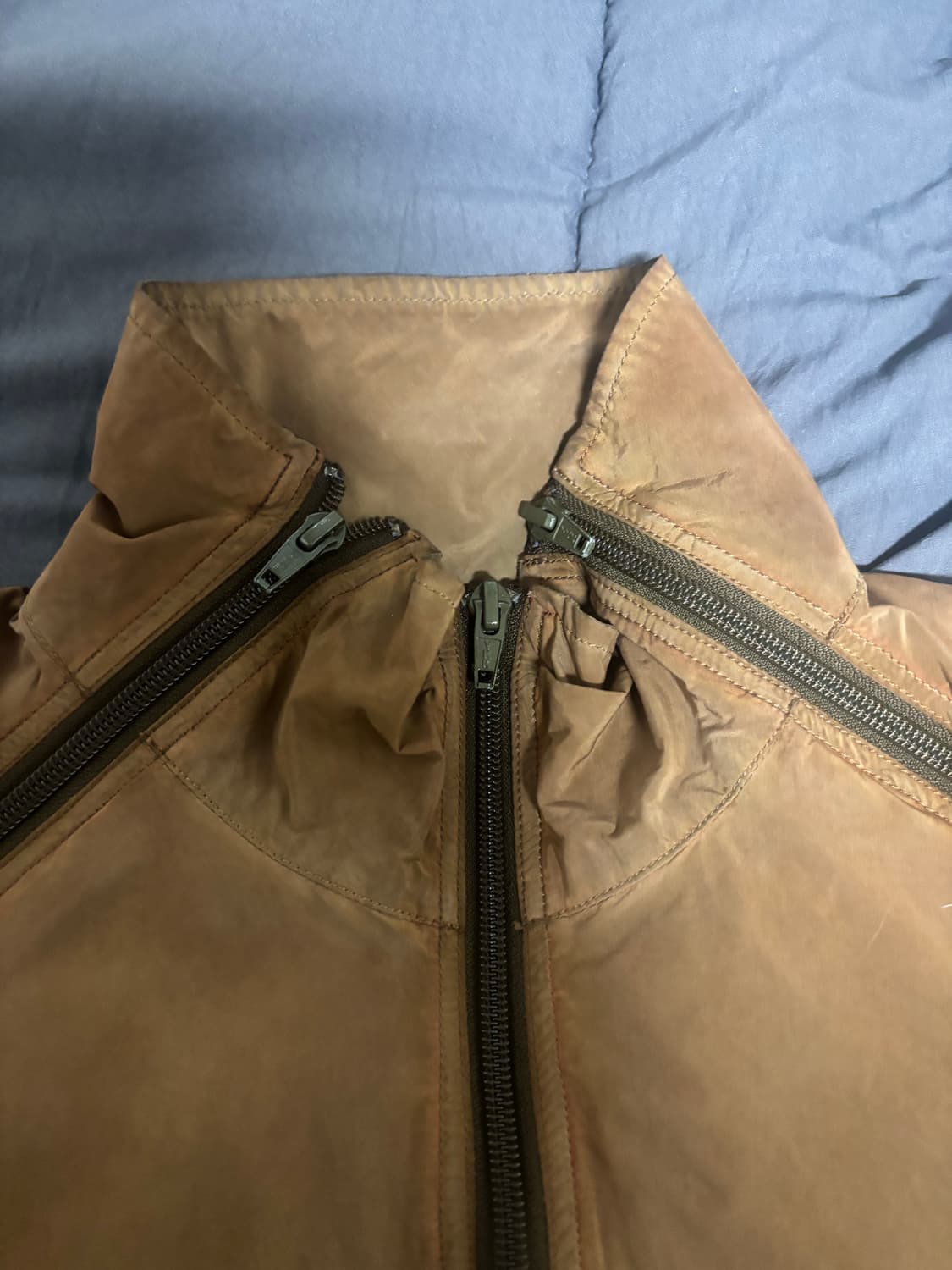 다이리쿠 서프 빈티지 스키 블루종 더트 브라운 상품이미지5