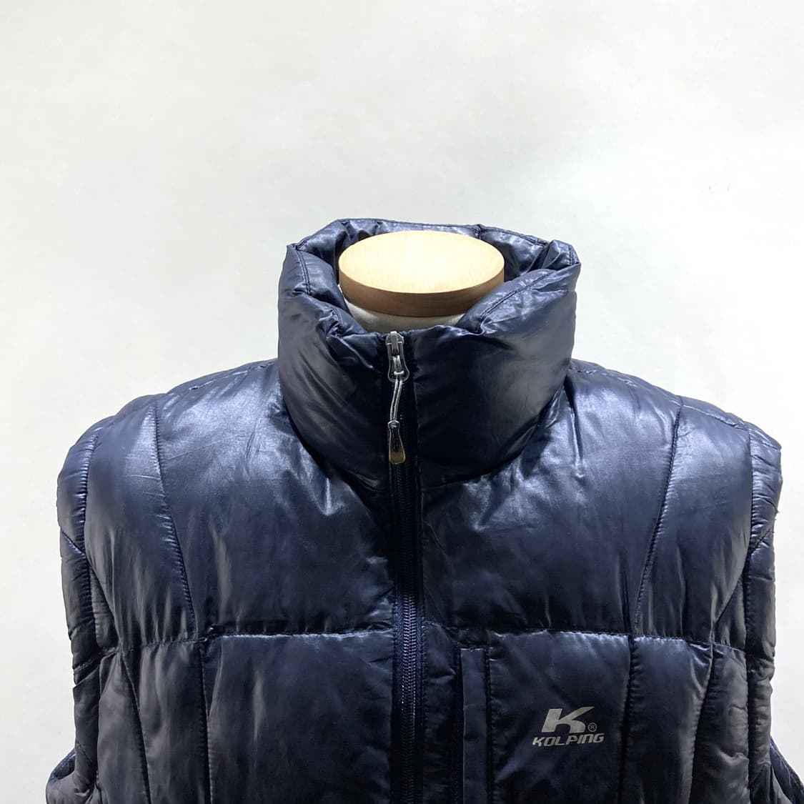 콜핑 남성패딩집업조끼 네이비 105-110 상품이미지2
