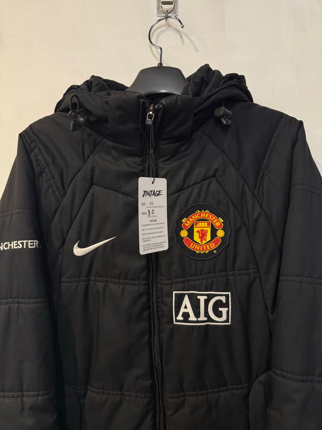 나이키 맨유 블랙 패딩 상품이미지2