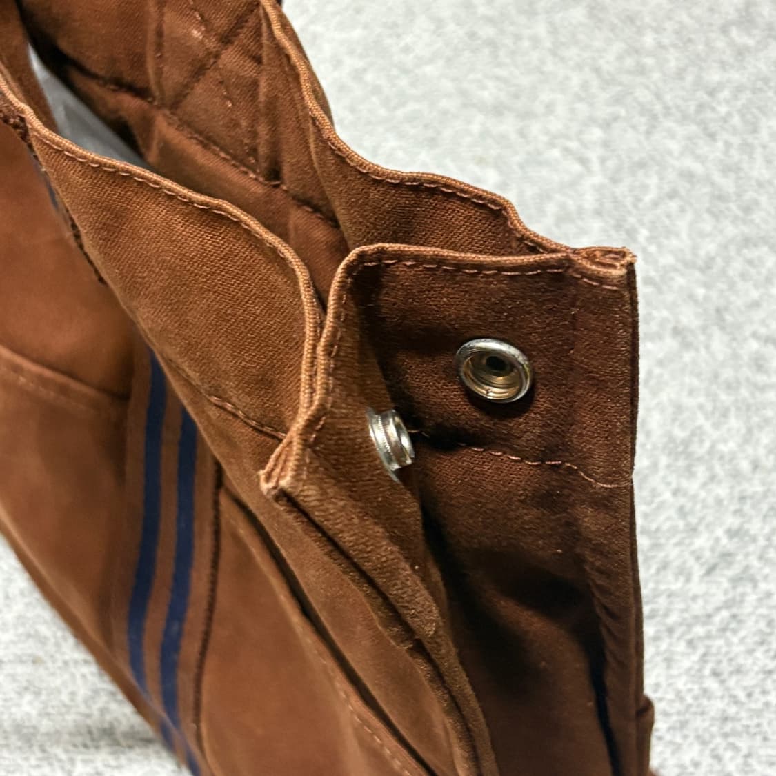 에르메스 후루토 캔버스 토트백 브라운/네이비 상품이미지6