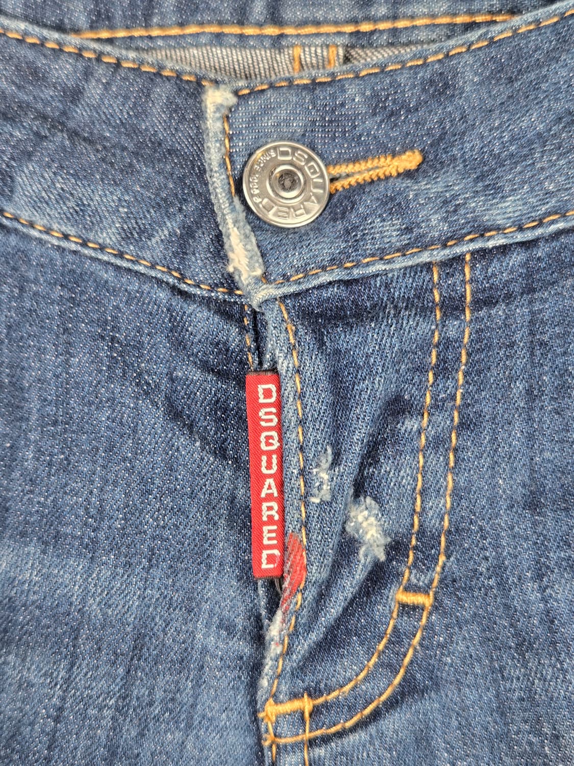 [무료배송]디스퀘어드2 여성 36 스판 밑단 지퍼 스키니 청바지 정품 상품이미지3