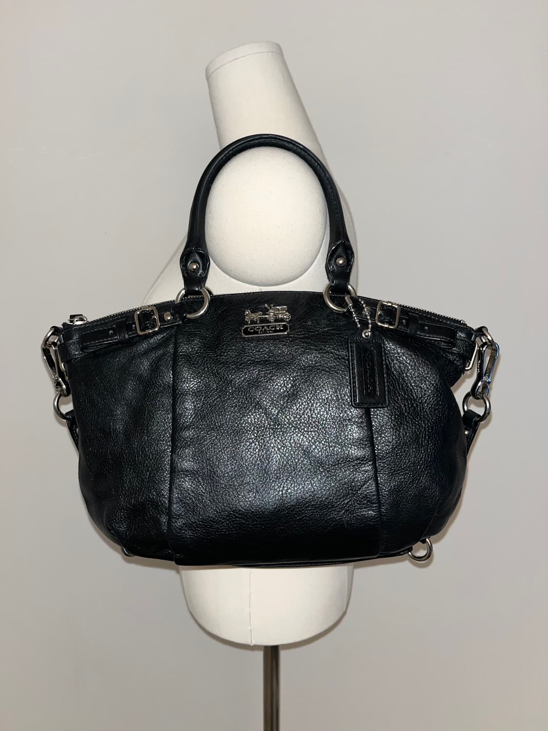 📦Coach basic allblack shoulder bag 상품이미지5