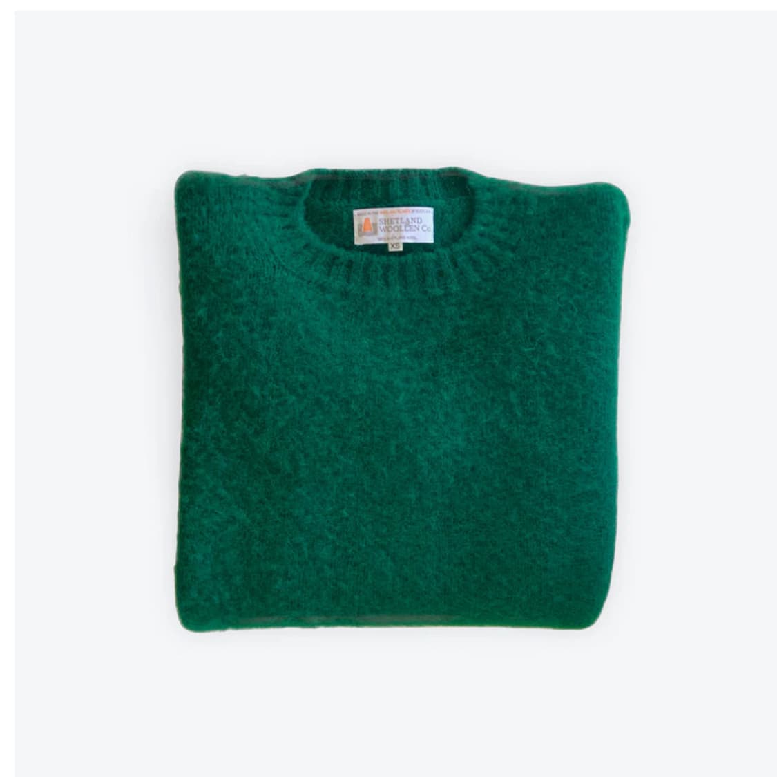 셔틀랜드 울른코 니트 그린 L사이즈 / 하울린 쉐기독 할리오브스코틀랜드 상품이미지1