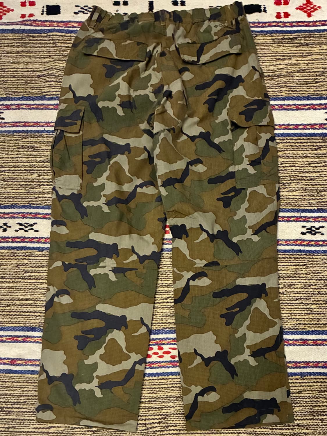 (30~34)컬럼비아 나일론 립스탑 카모 밀리터리 밴딩 카고팬츠 상품이미지7