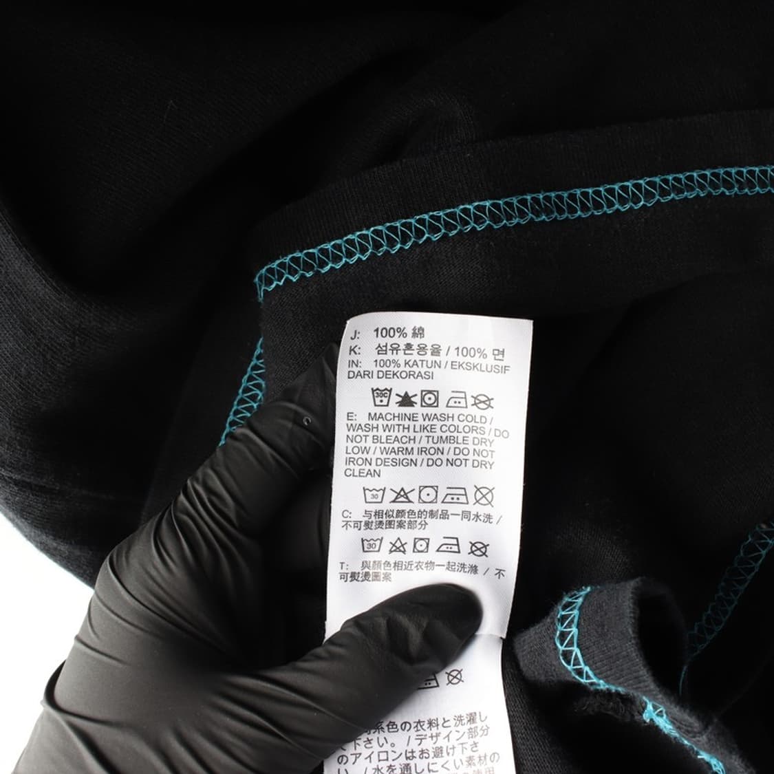 나이키 센터 블루 스우시 자수 블랙 티셔츠 L 상품이미지6