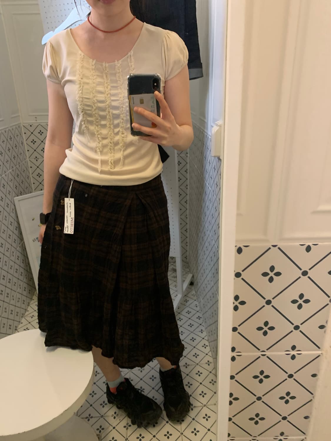 Hiroko Koshino cubic frill half knit 상품이미지4