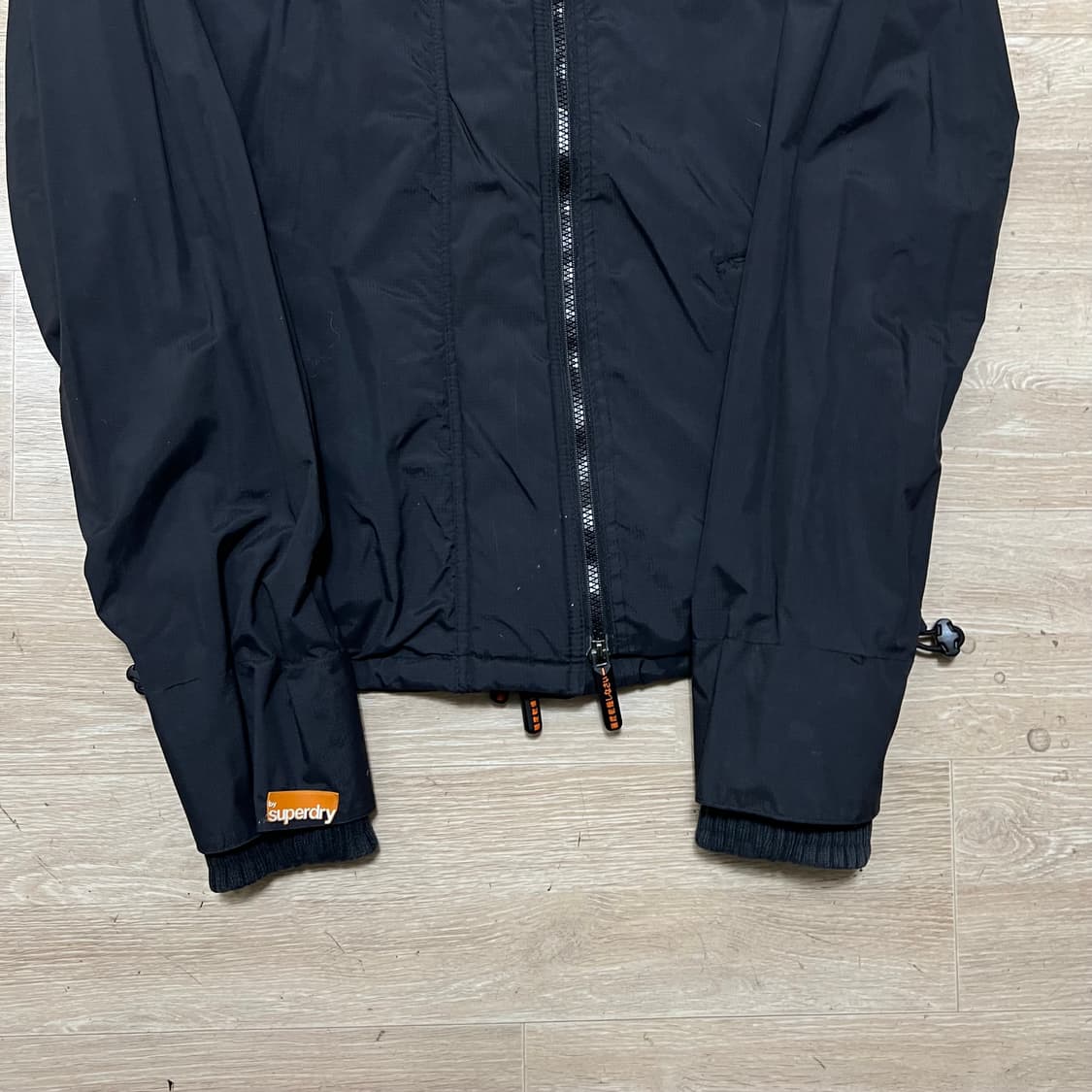 슈퍼드라이 재팬 자수 로고 윈드브레이커 바람막이 자켓 [블랙] S/90 상품이미지3