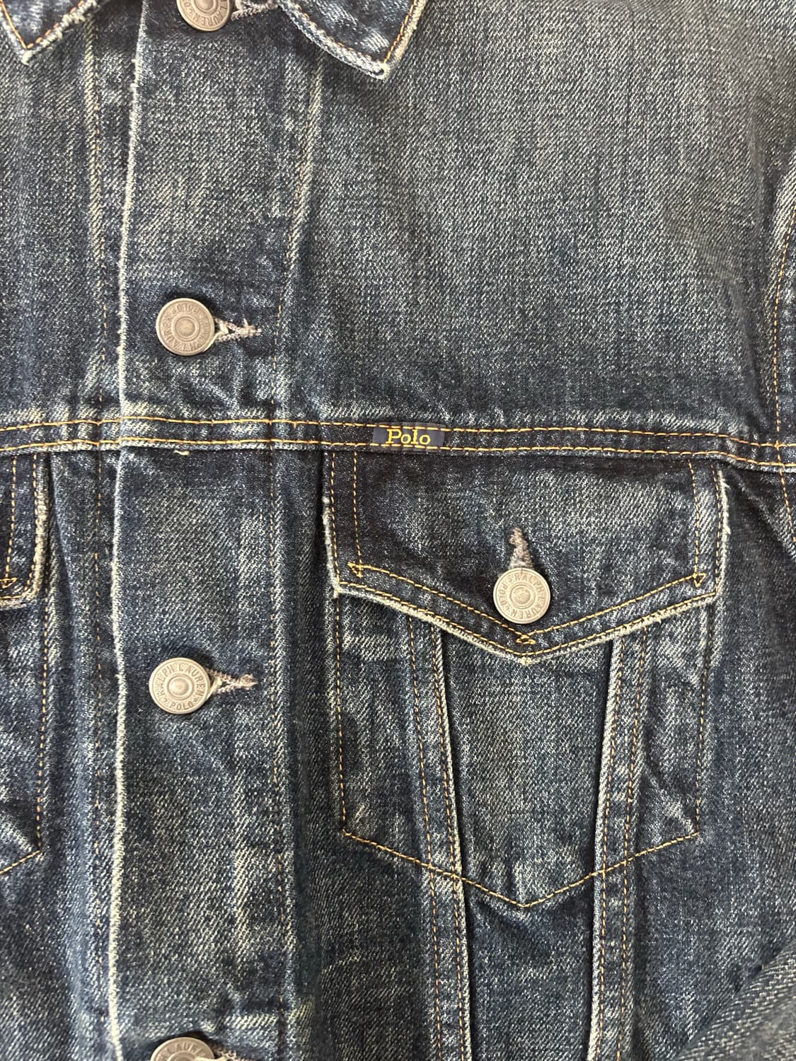 박성진 착용)폴로 페이디드 데님 트러커 상품이미지6