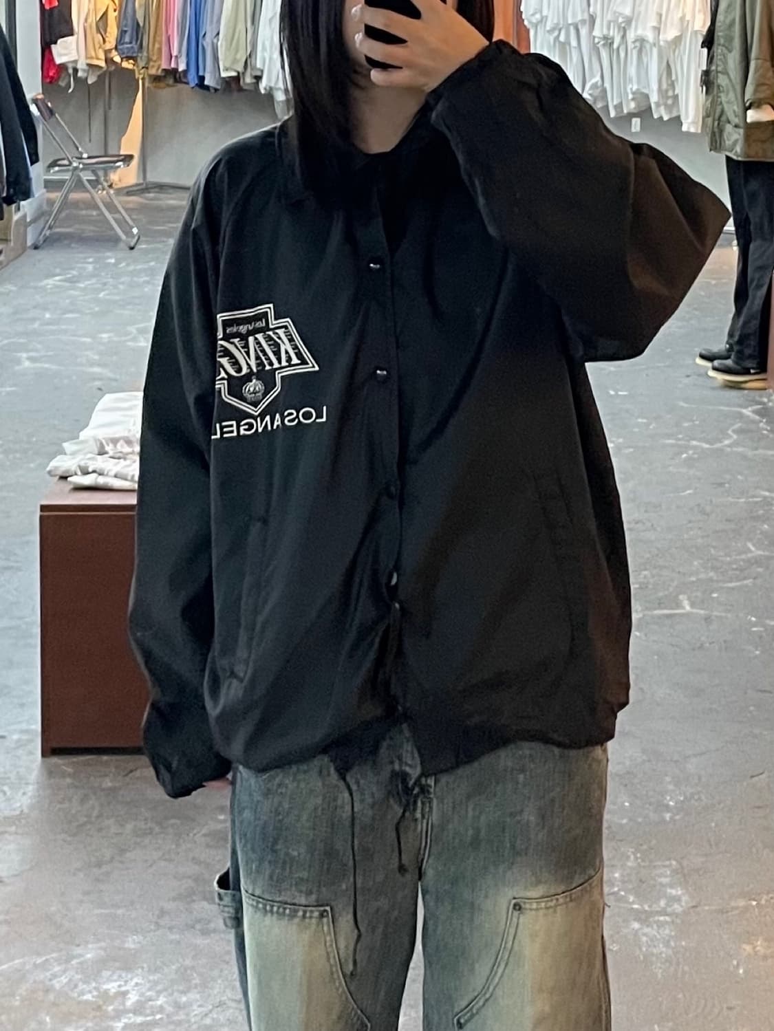 빈티지 LA 킹스 블랙 코치 자켓 H1514 상품이미지1