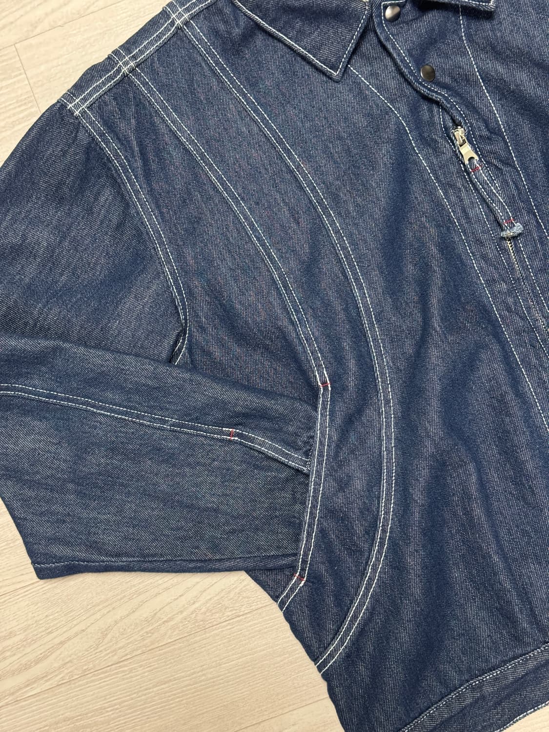 카락터 아크 패널 데님 블루종 인디고 00 상품이미지5