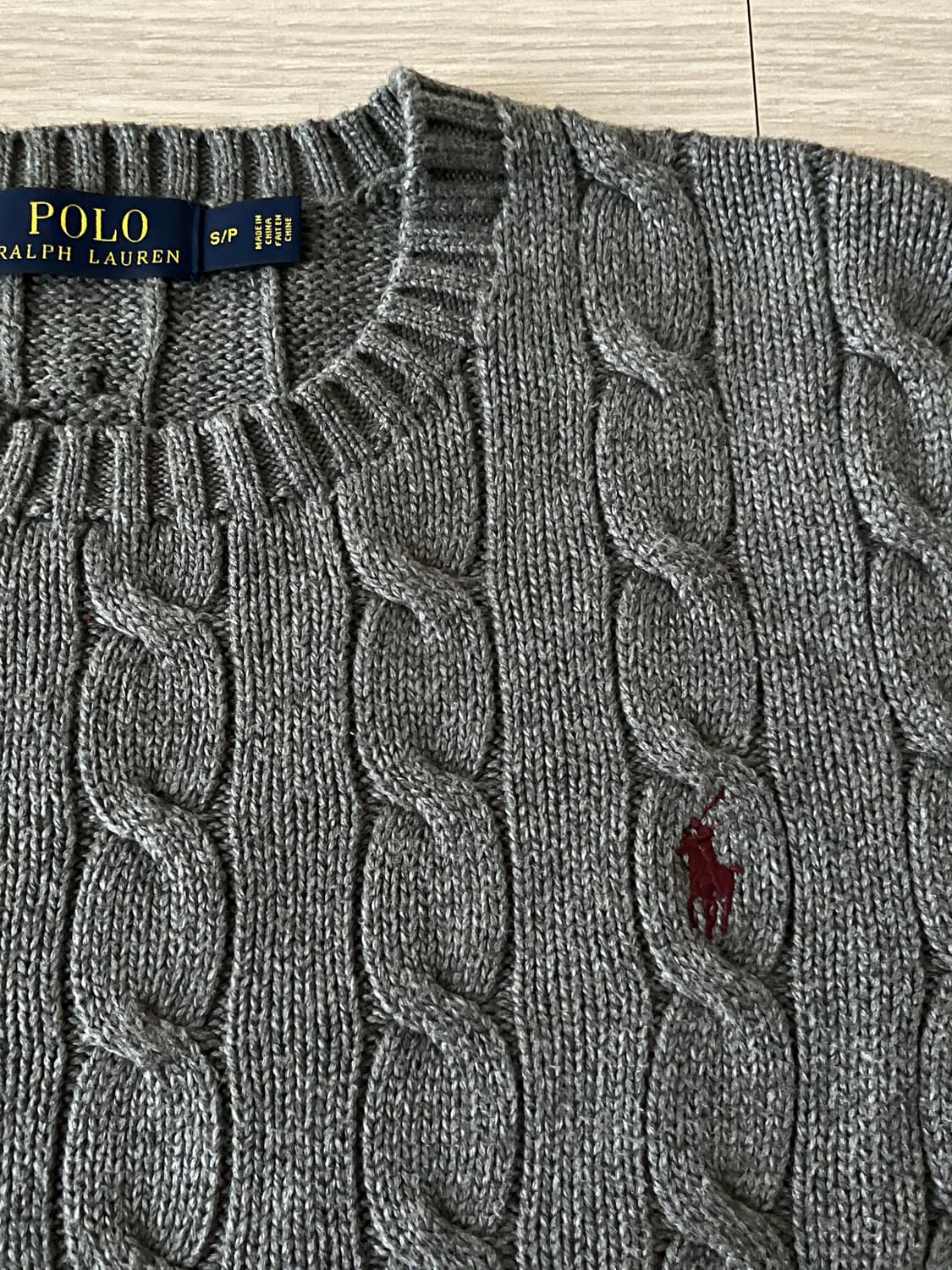 (Man) 폴로 꽈배기 케이블 니트 상품이미지2