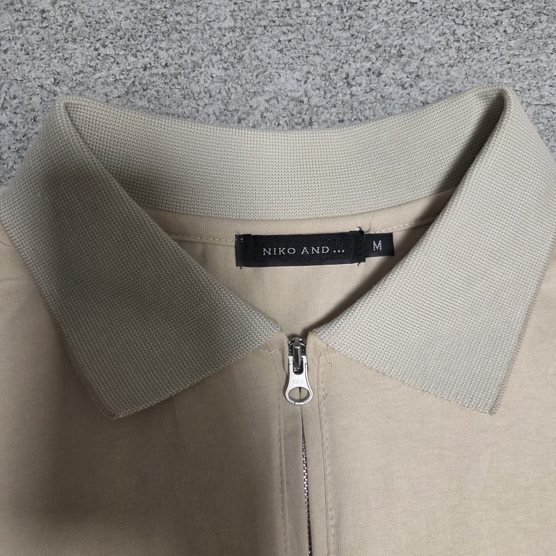 Niko And 하프 집업 반팔 티셔츠 L(100) 상품이미지4