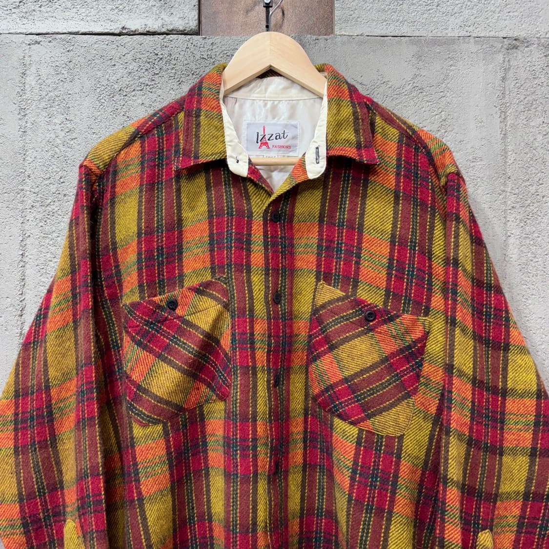90s 제팬 체크 플란넬 셔츠 (L) 상품이미지2