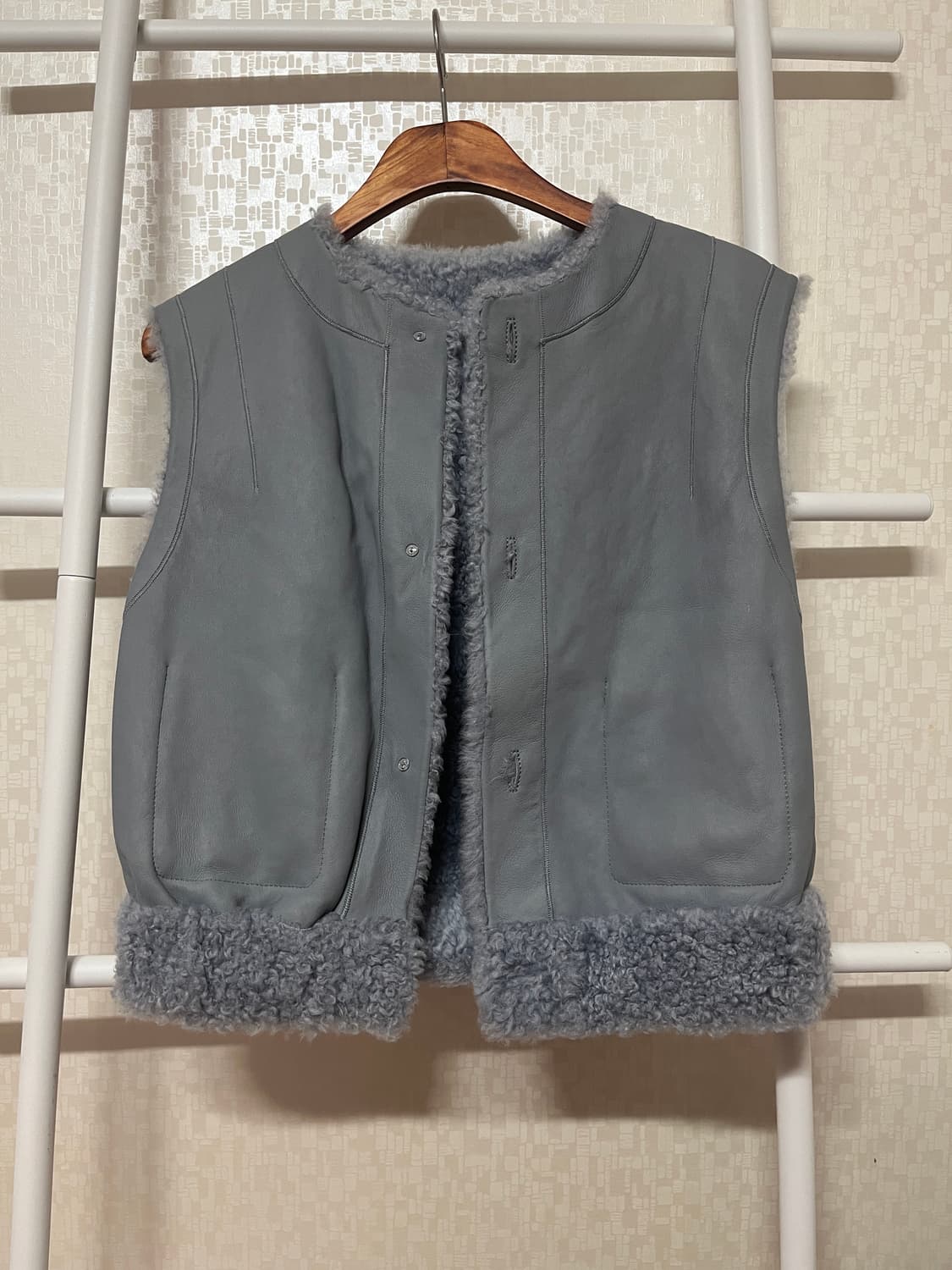 마쥬 리얼양털 조끼 상품이미지5