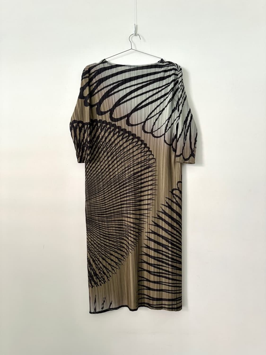 Swirl pattern pleats ops & top / green 상품이미지3