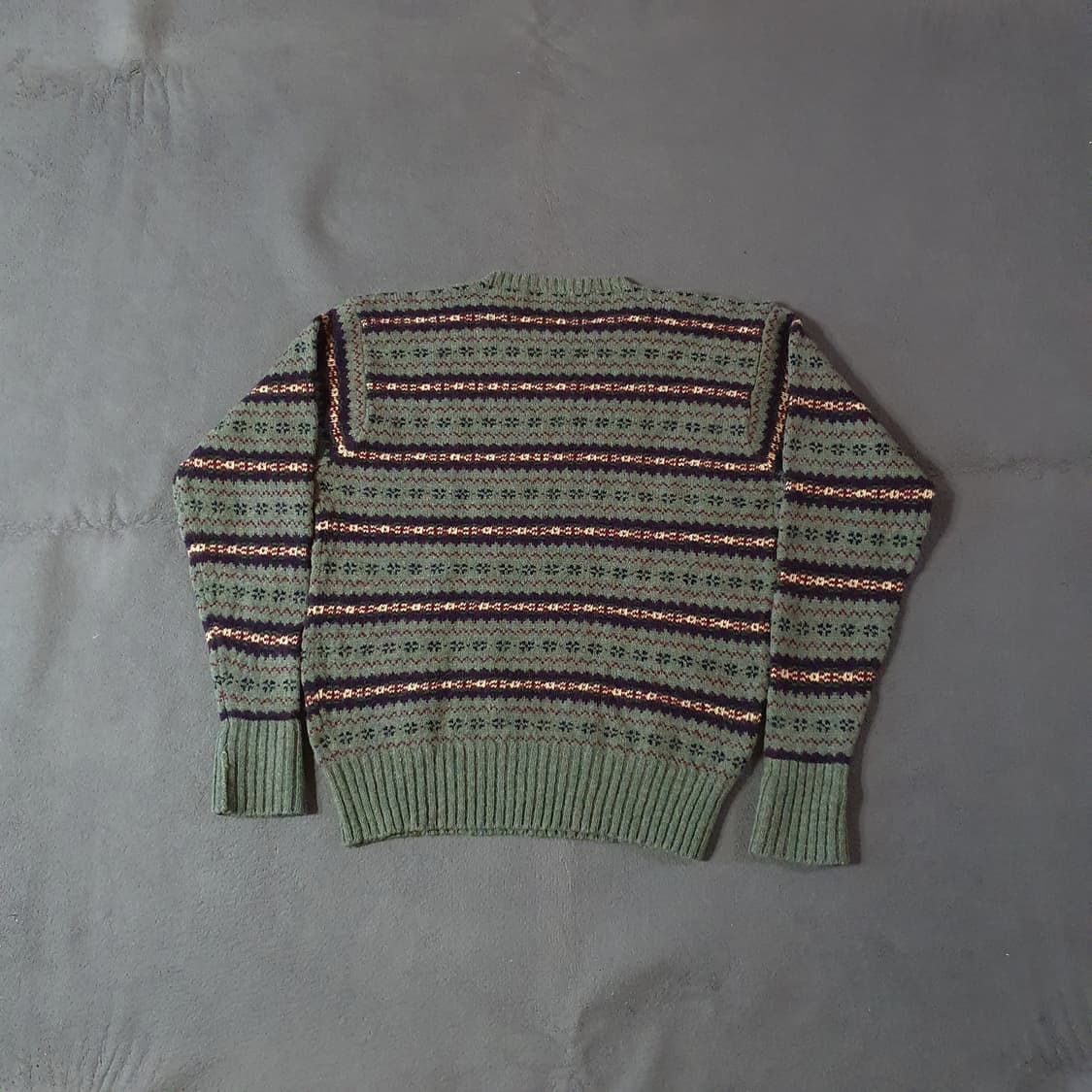 90s 폴로 페어아일 니트 스웨터 M 100 상품이미지2