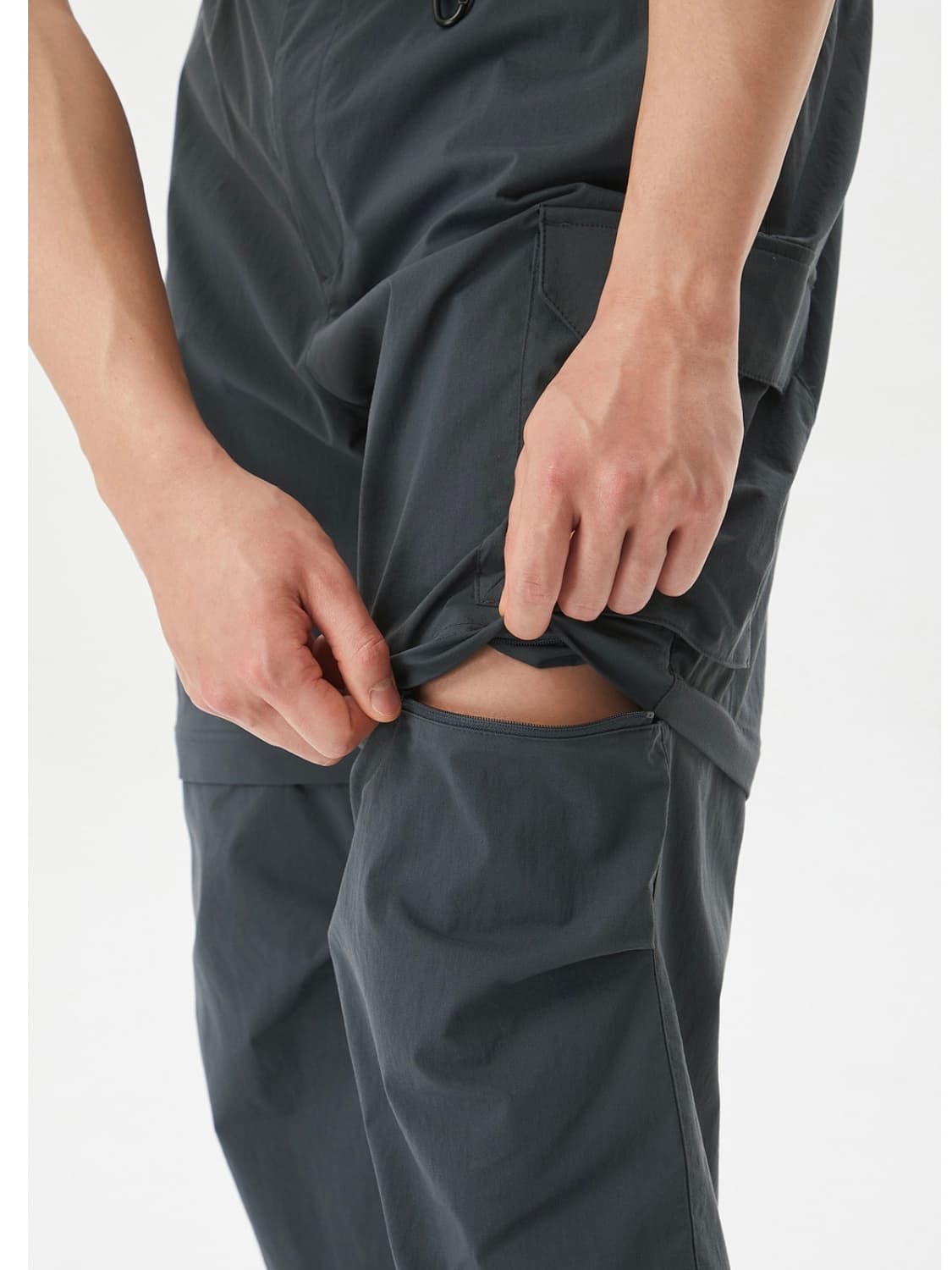 코오롱스포츠 투트랙 팬츠 다크그레이 등산바지 스포츠바지 90 상품이미지3