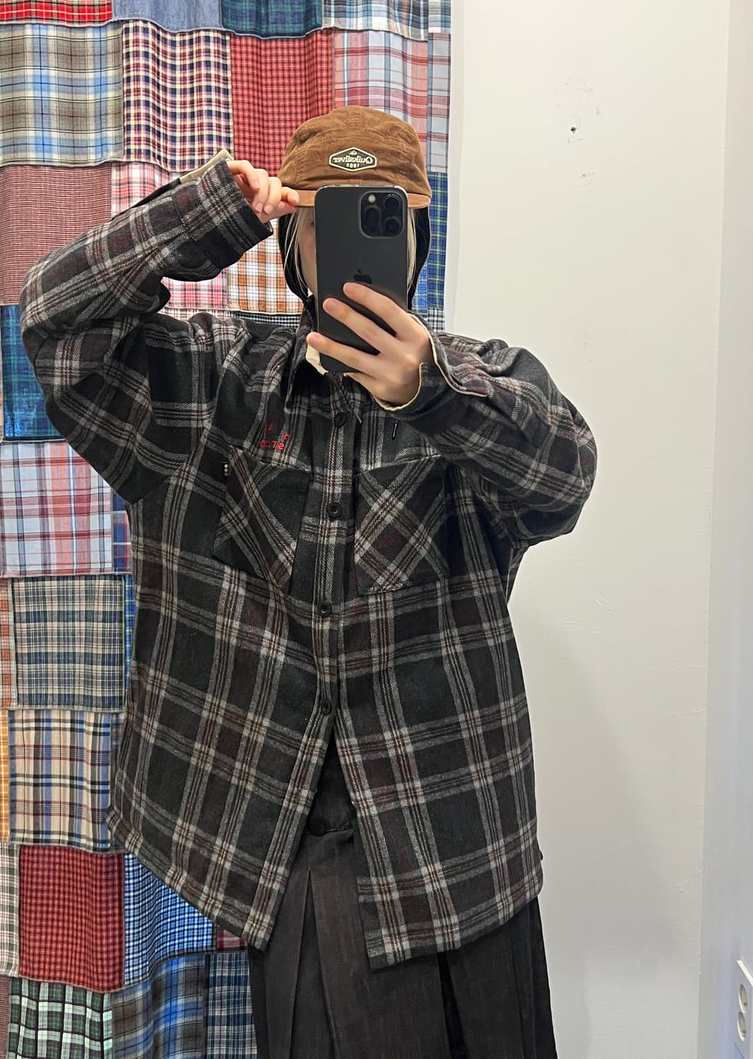 IAB studio 체크 퀄팅 자켓 상품이미지5