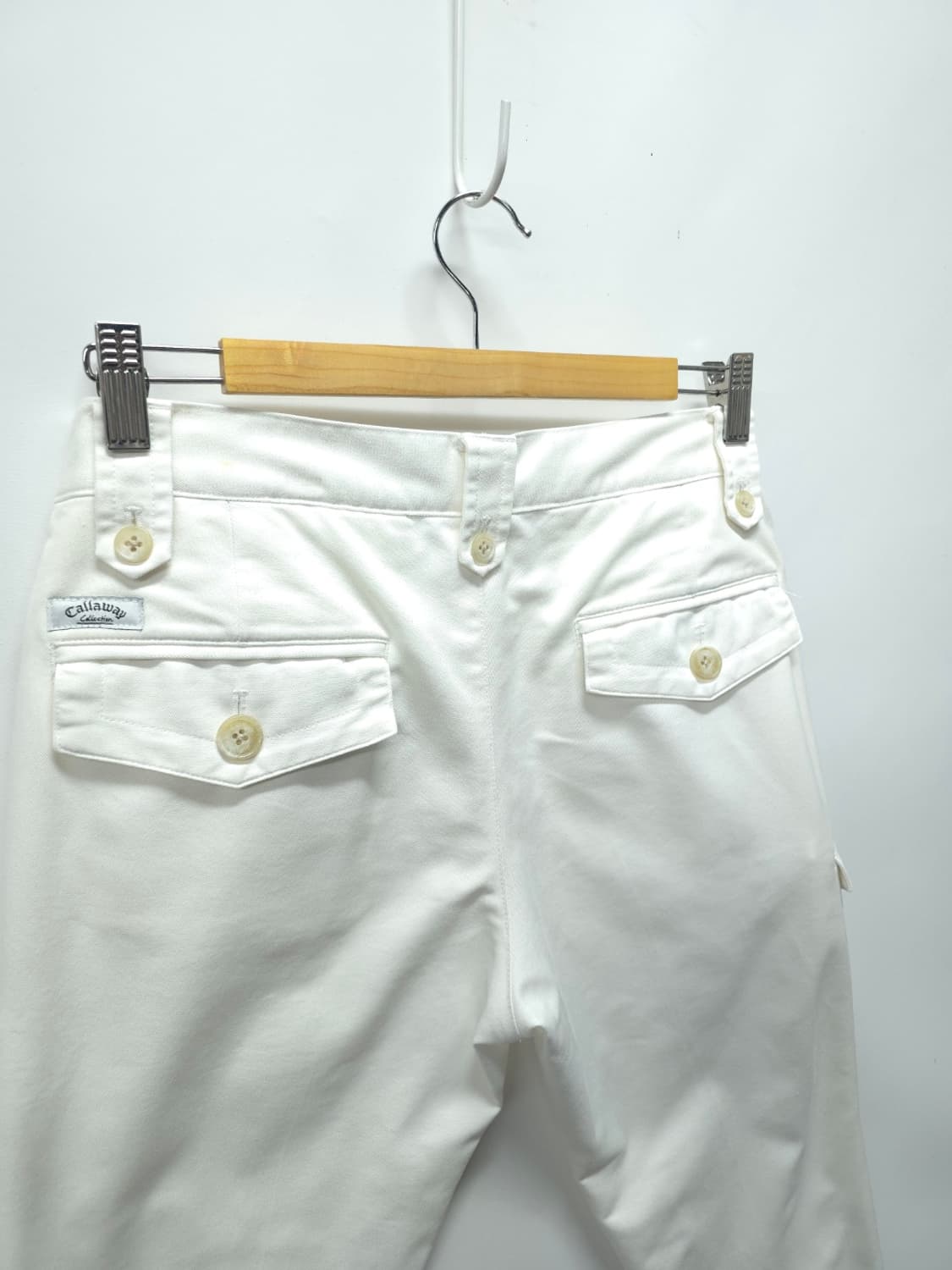 캘러웨이 컬렉션 남성 화이트 플랩 포켓 면바지 (30) 상품이미지6