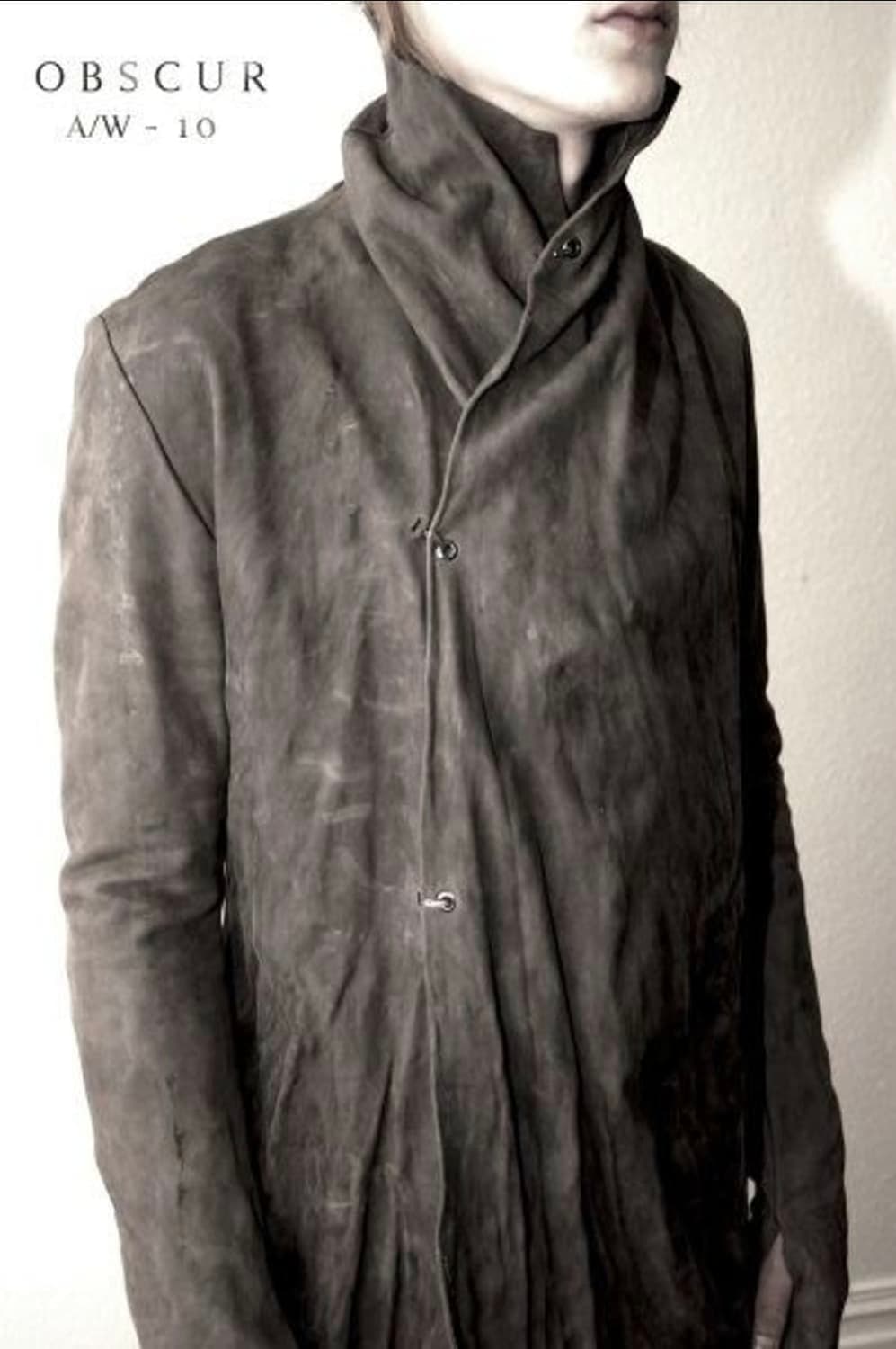 옵스큐어 08 아카이브 후드레더자켓 상품이미지4