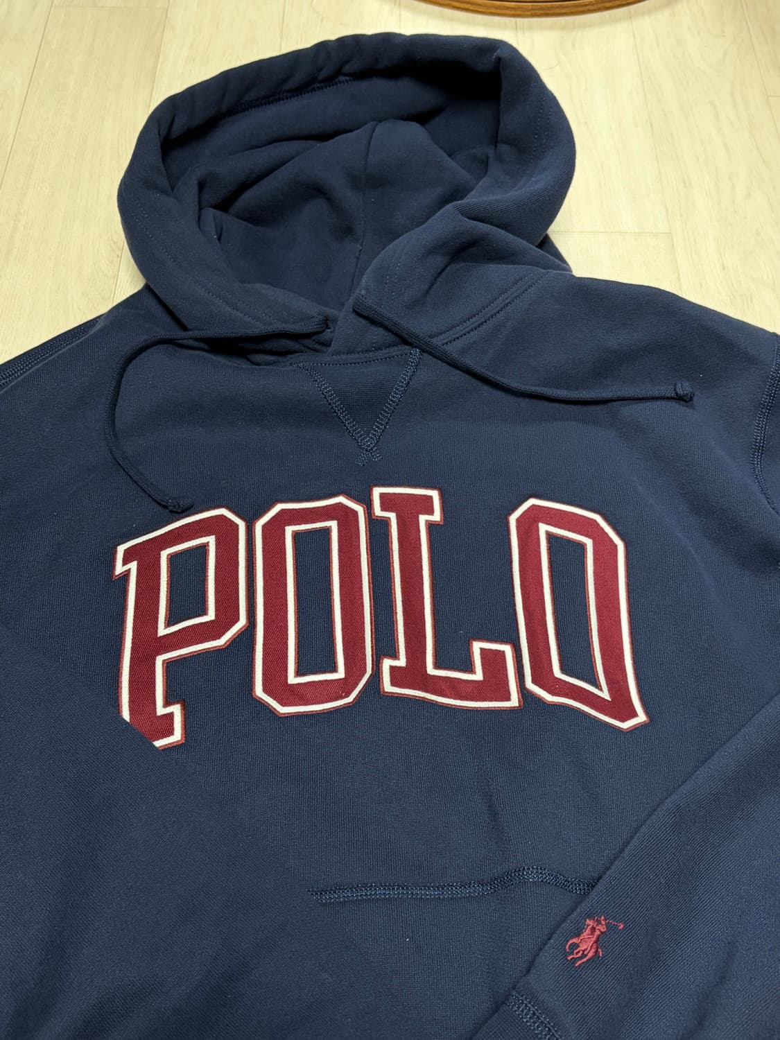 폴로 랄프로렌 빅로고 네이비 후드티 L 상품이미지2