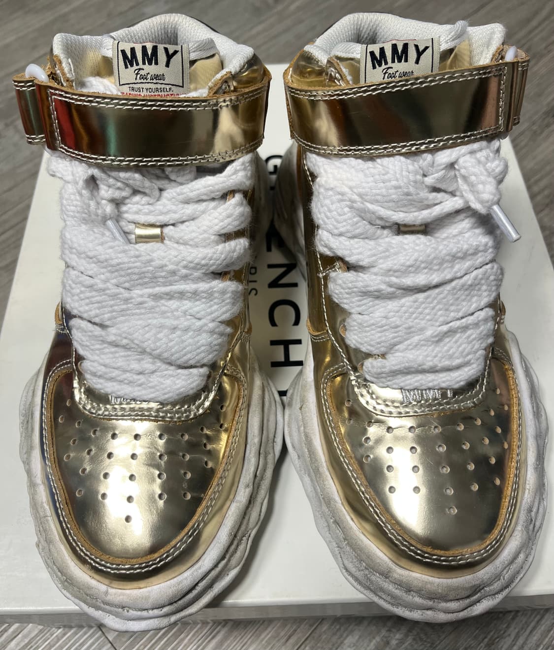 미하라 야스히로 골드 하이탑 38사이즈(240-245) 상품이미지1