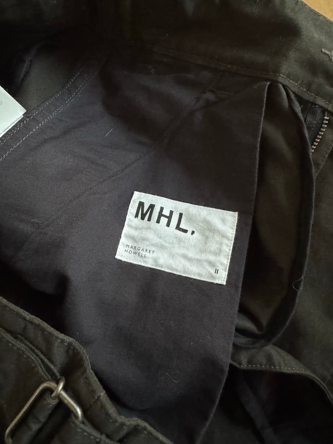 MHL 카키브라운 스커트 상품이미지4