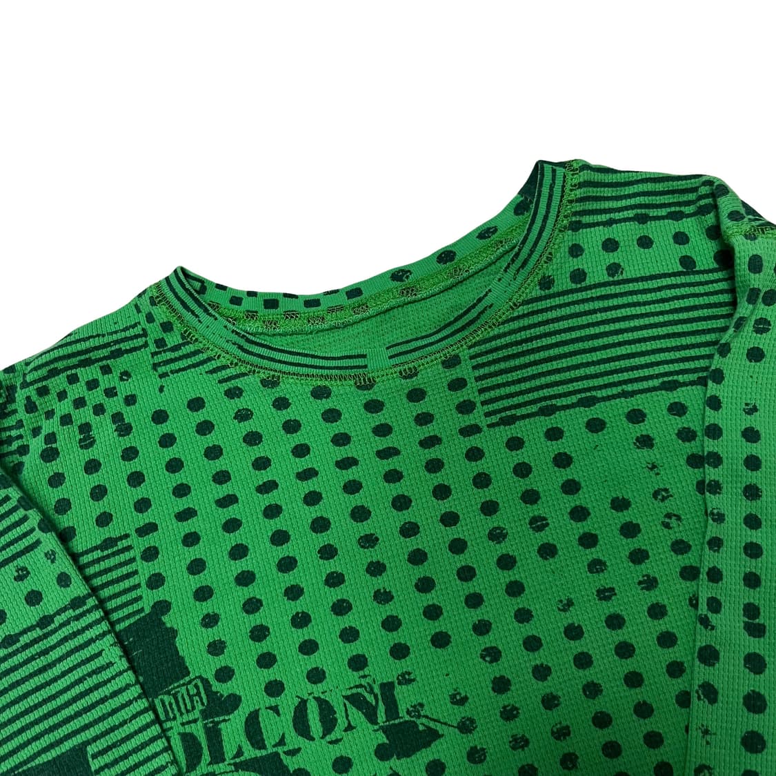 Y2K Volcom Kelly Green Knit Long Sleeve 상품이미지3