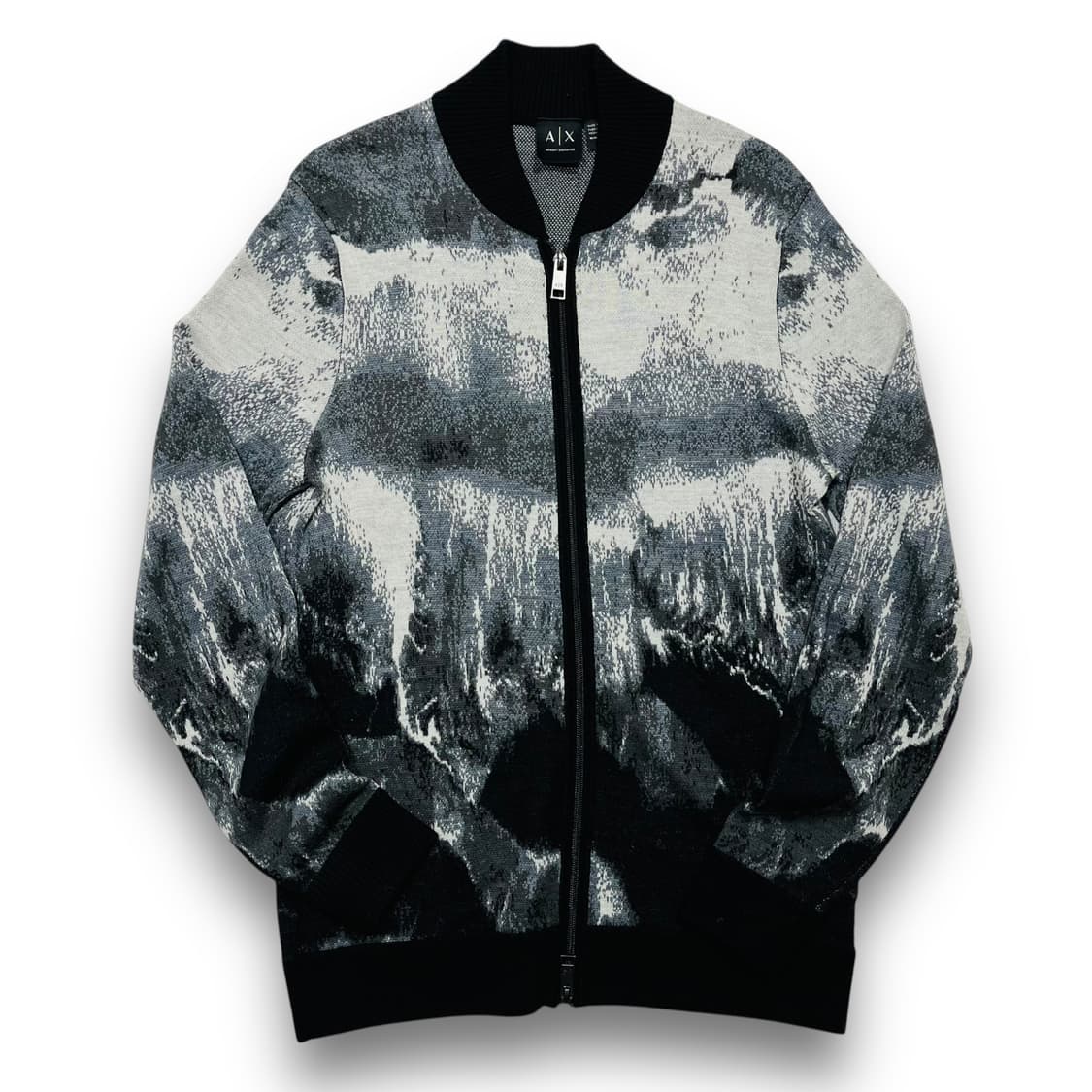 아르마니 익스체인지 설산 투웨이 니트 블루종 상품이미지3