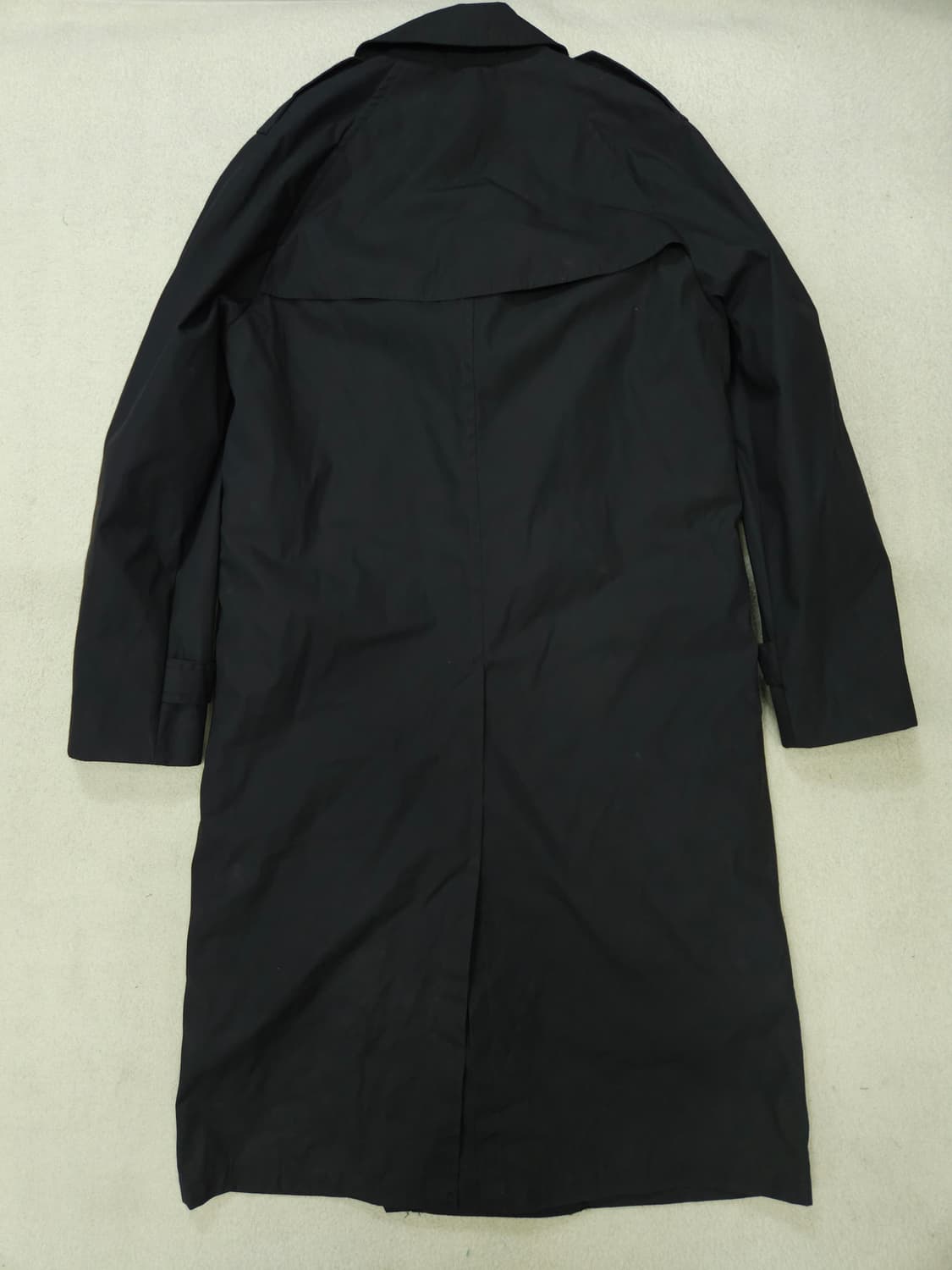 미군 트렌치 코트 36L 블랙 상품이미지2