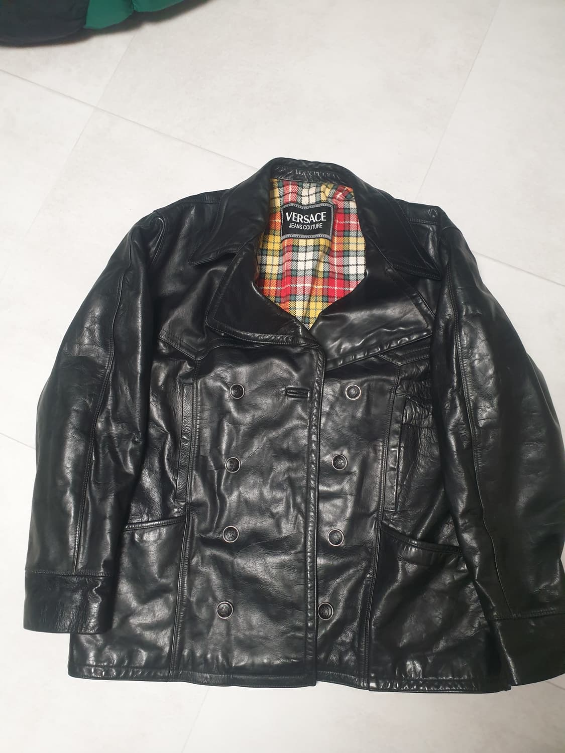 베르사체 가죽 자켓 XL~XXL size 상품이미지1