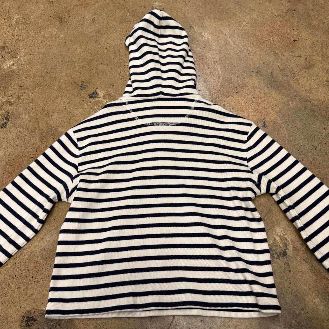 폴로 랄프로렌 스트라이프 흰검 후드티  상품이미지4