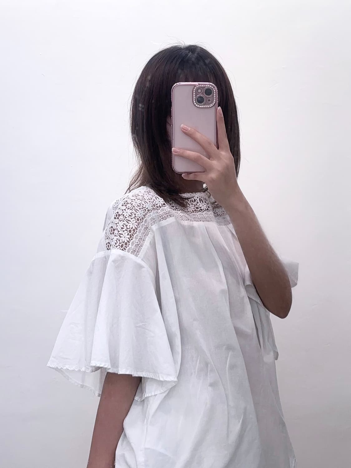 earth music&ecology 어스뮤직 달천깔 모리걸 프릴 블라우스 상품이미지2