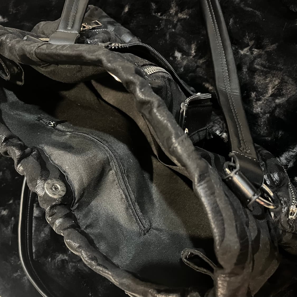 빈티지 지브라 펑크 솔더백 갸루  상품이미지5