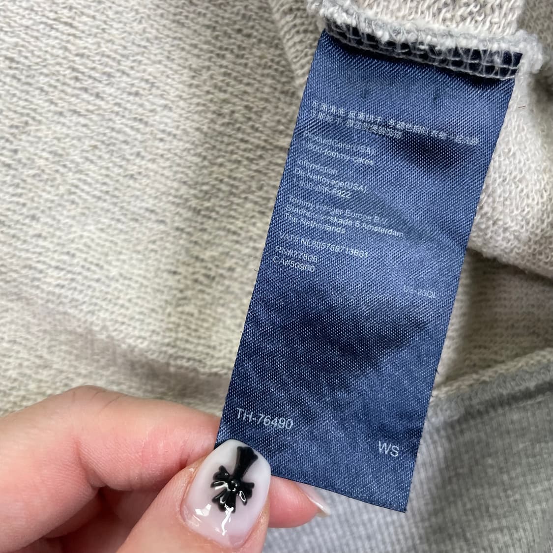 타미힐피거 맨투맨 L 그레이 상품이미지4